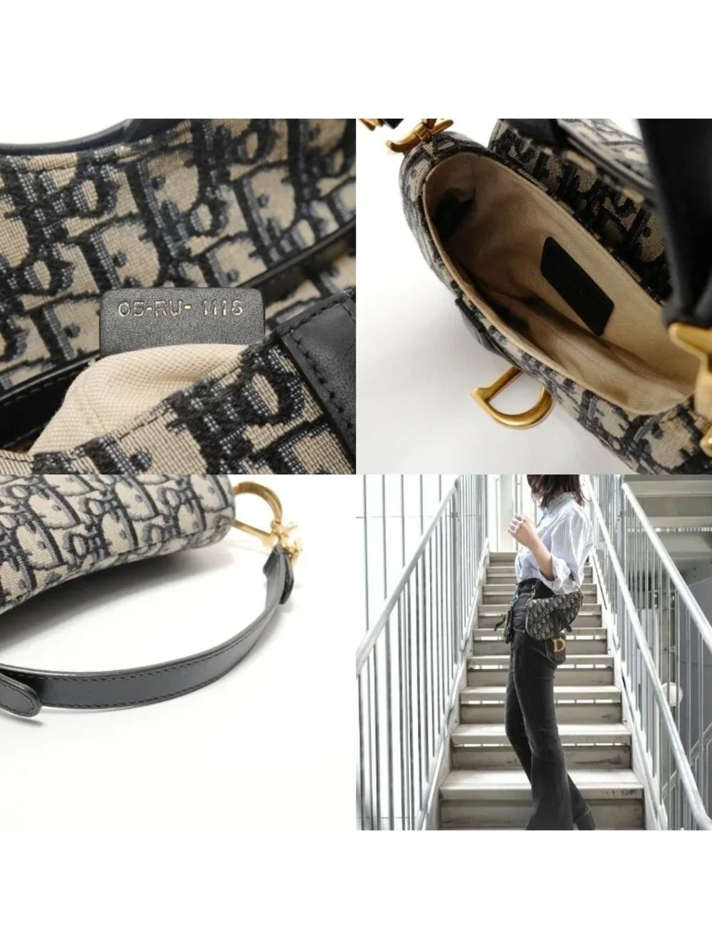 Dior Trotter Canvas Saddle Bag - Picture 10 of 10